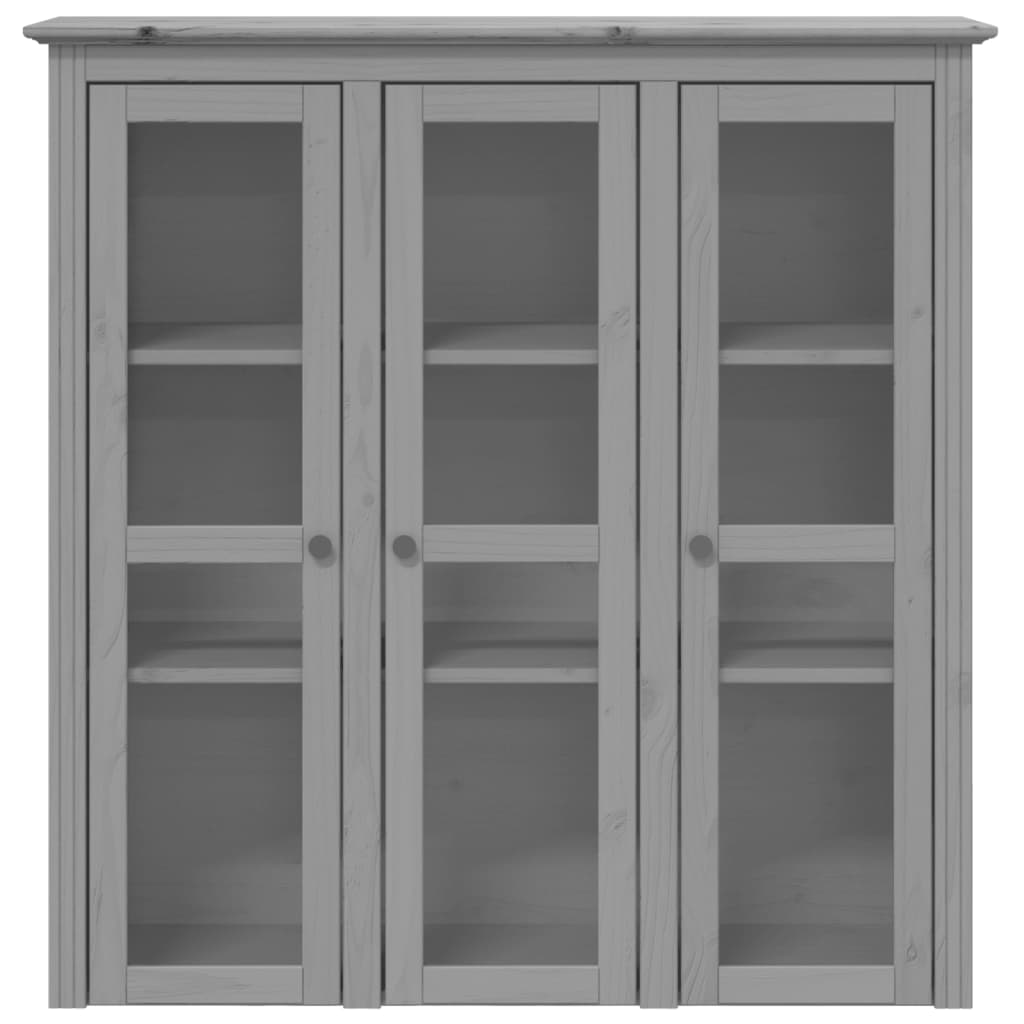 Hoge Kast Bodo 115,5X43X200,5 Cm Massief Grenenhout Grijs