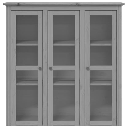 Hoge Kast Bodo 115,5X43X200,5 Cm Massief Grenenhout Grijs
