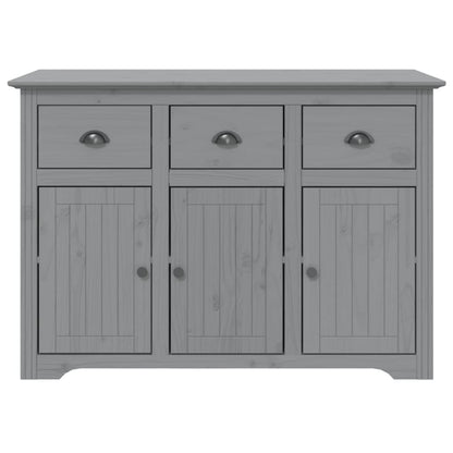 Hoge Kast Bodo 115,5X43X200,5 Cm Massief Grenenhout Grijs