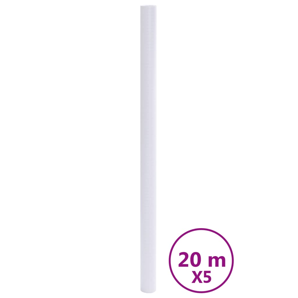 Raamfolies Mat Pvc 5 0.9 x 20 m Wit