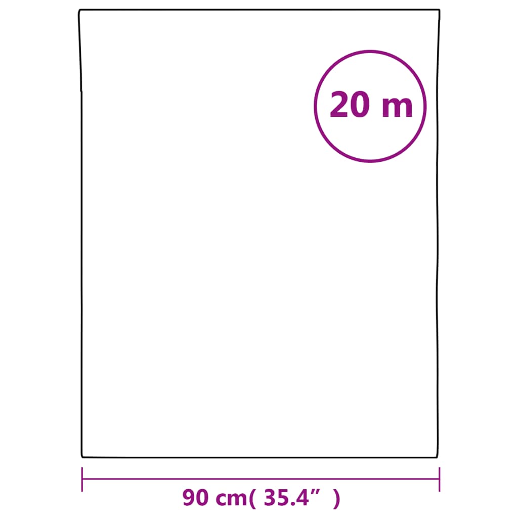 Raamfolies Mat Pvc 5 0.9 x 20 m Wit