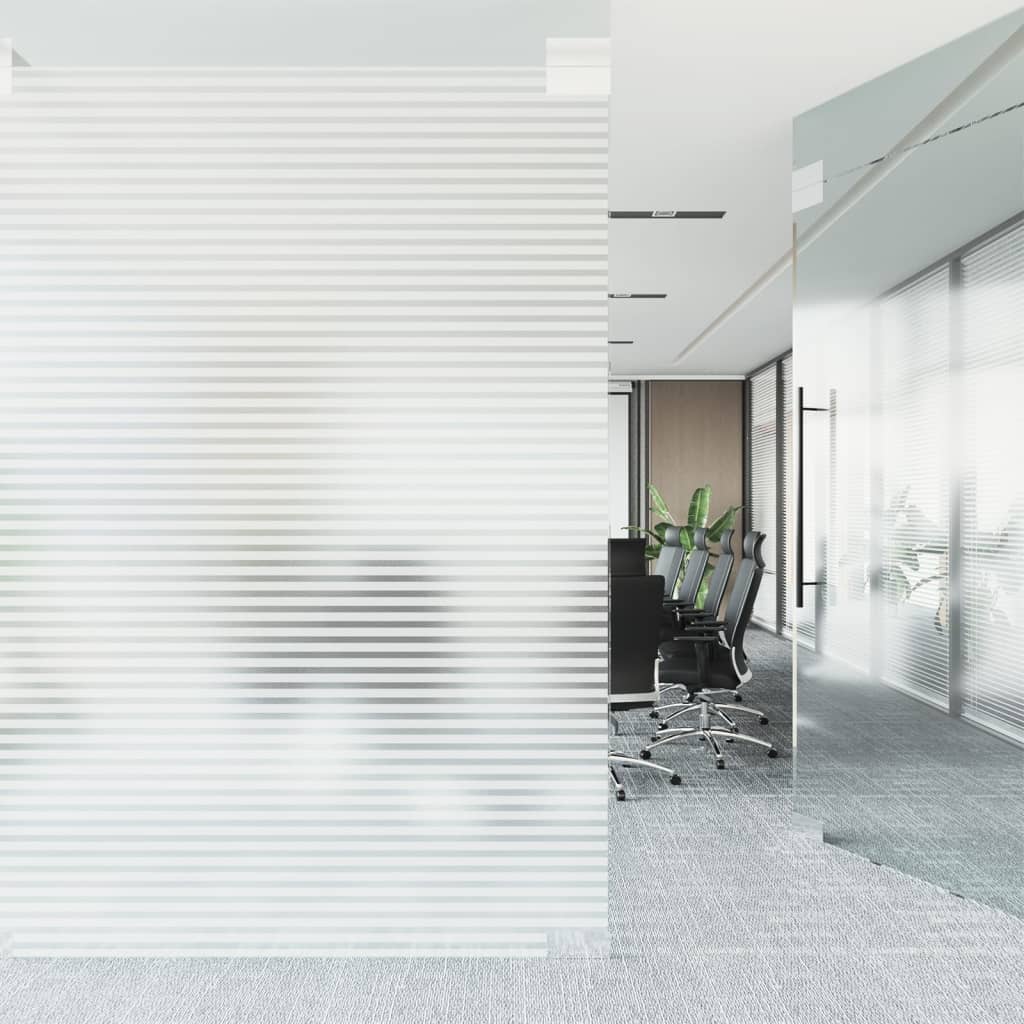 Raamfolies Strepenpatroon Mat Pvc 5 0.45 x 20 m Mat gestreept