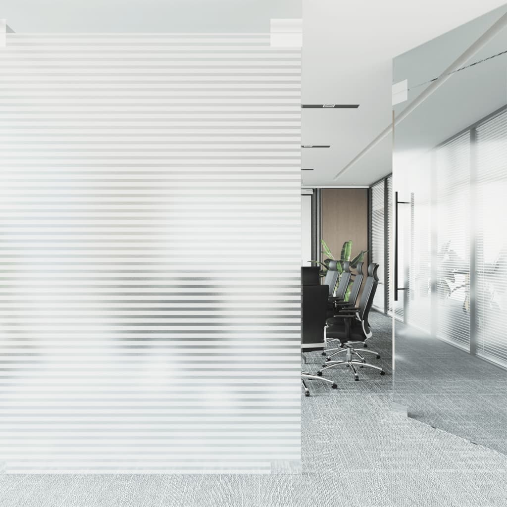 Raamfolies Strepenpatroon Mat Pvc 5 0.6 x 20 m Mat gestreept