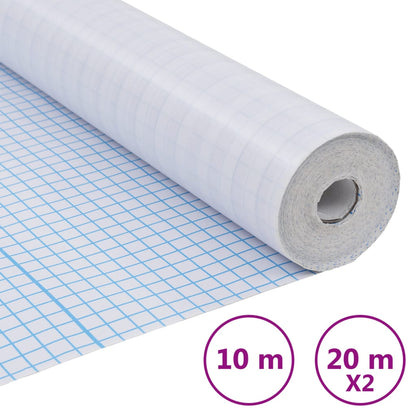 Raamfolies Strepenpatroon Mat Pvc 3 0.9 x 10 m + 0.9 x 20 m Mat gestreept