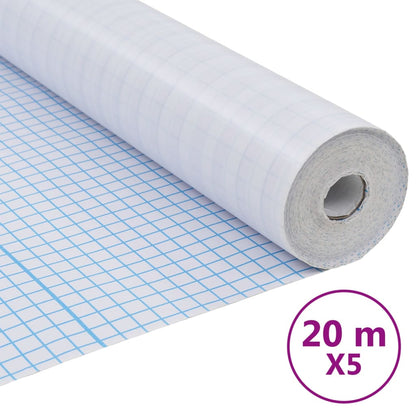 Raamfolies Strepenpatroon Mat Pvc 5 0.9 x 20 m Mat gestreept