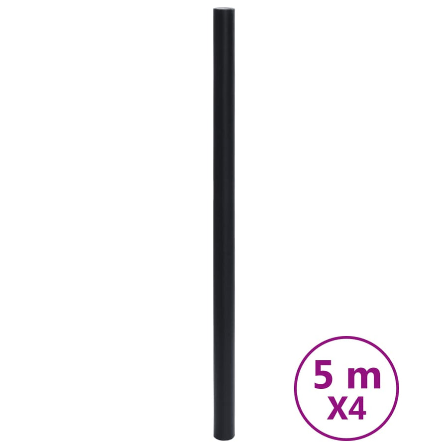 Meubelfolies Zelfklevend 90X500 Cm Pvc Matzwart