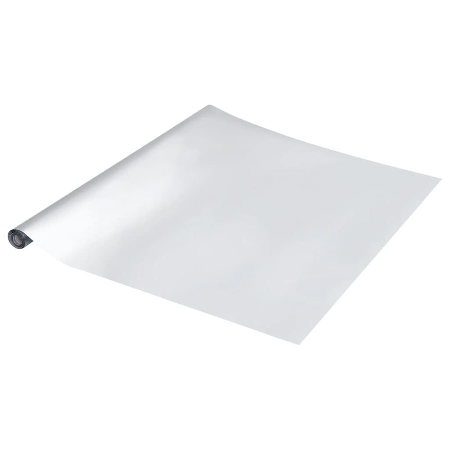 Meubelfolies Zelfklevend 90X500 Cm Pet Zilverkleurig 90 x 500 cm (2 pcs)