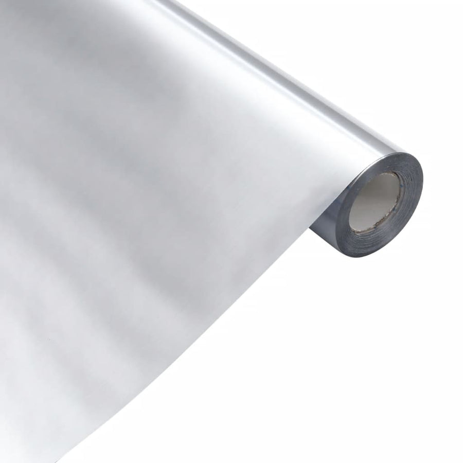 Meubelfolies Zelfklevend 90X500 Cm Pet Zilverkleurig 90 x 500 cm (4 pcs)