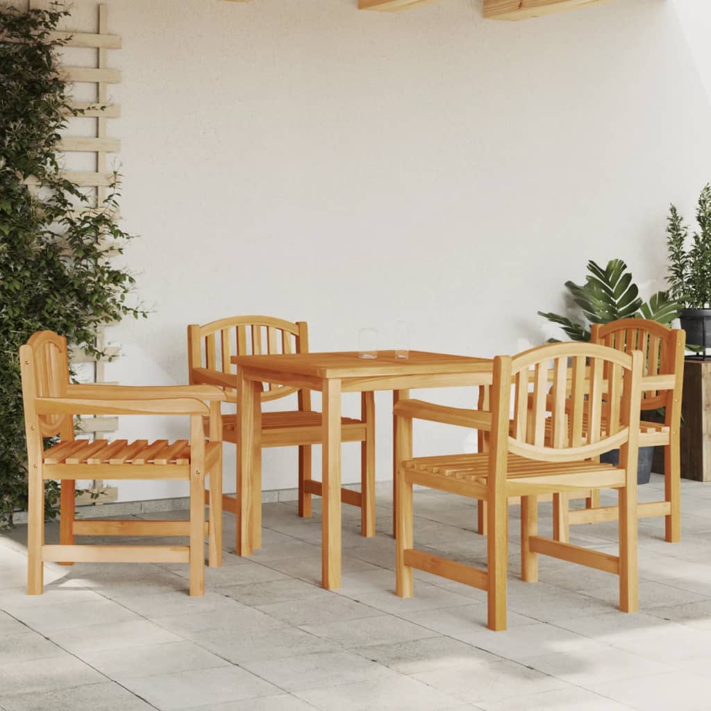 Tuinstoelen 58X59X88 Cm Massief Teakhout 4