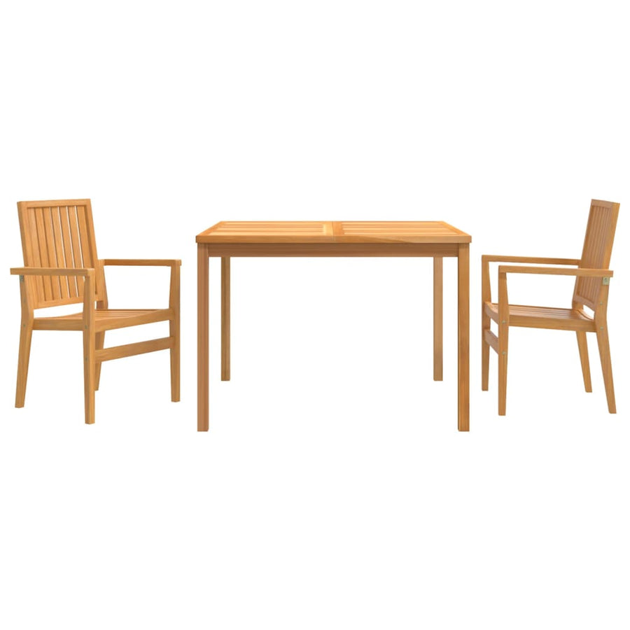 -Delige Tuinset Massief Teakhout 3
