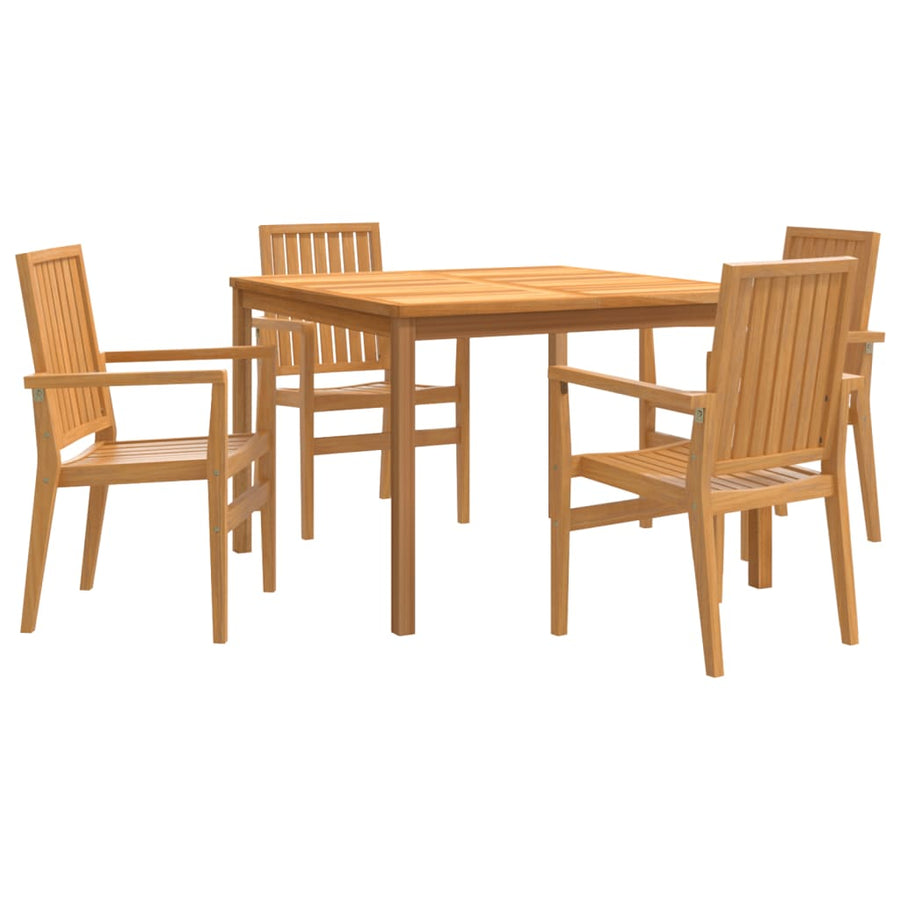 -Delige Tuinset Massief Teakhout 5