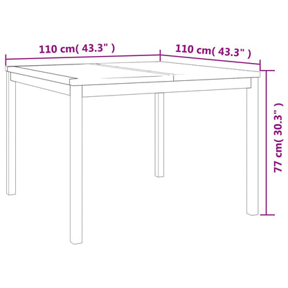 -Delige Tuinset Massief Teakhout 5