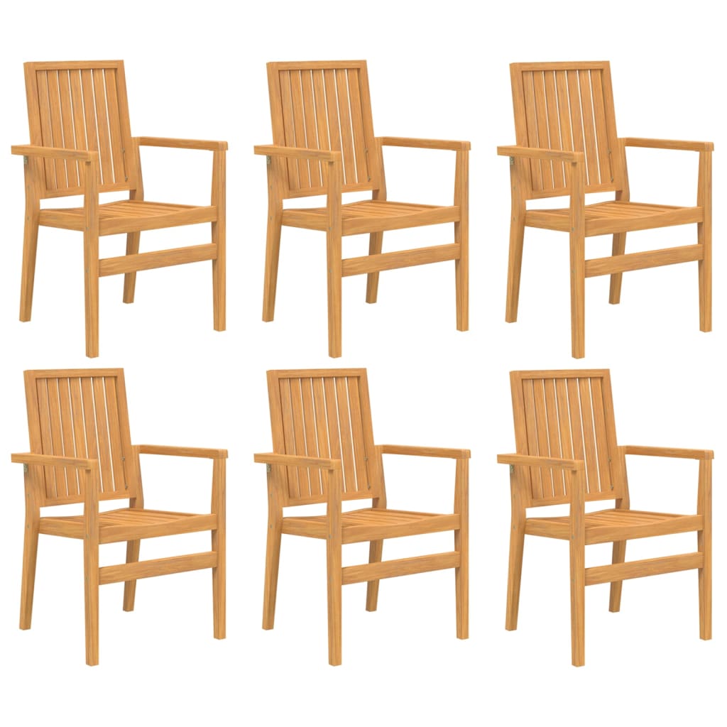 -Delige Tuinset Massief Teakhout 7 140 cm tafellengte