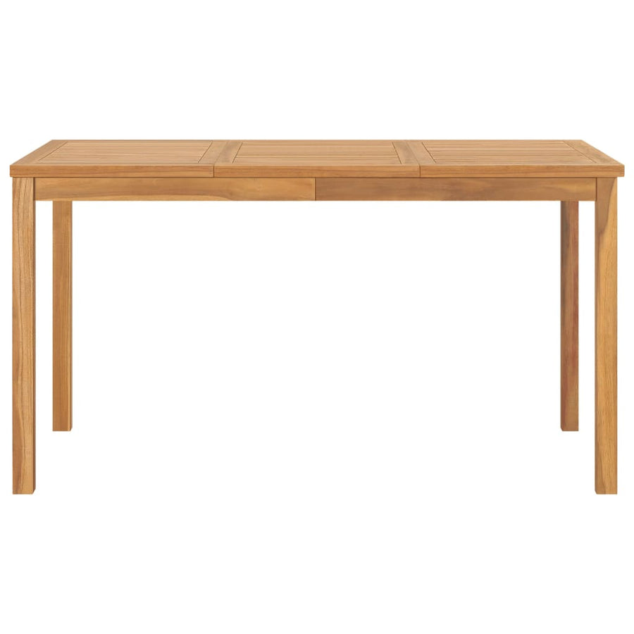 -Delige Tuinset Massief Teakhout 7 140 cm tafellengte