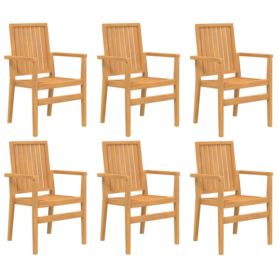 -Delige Tuinset Massief Teakhout 7 150 cm tafellengte