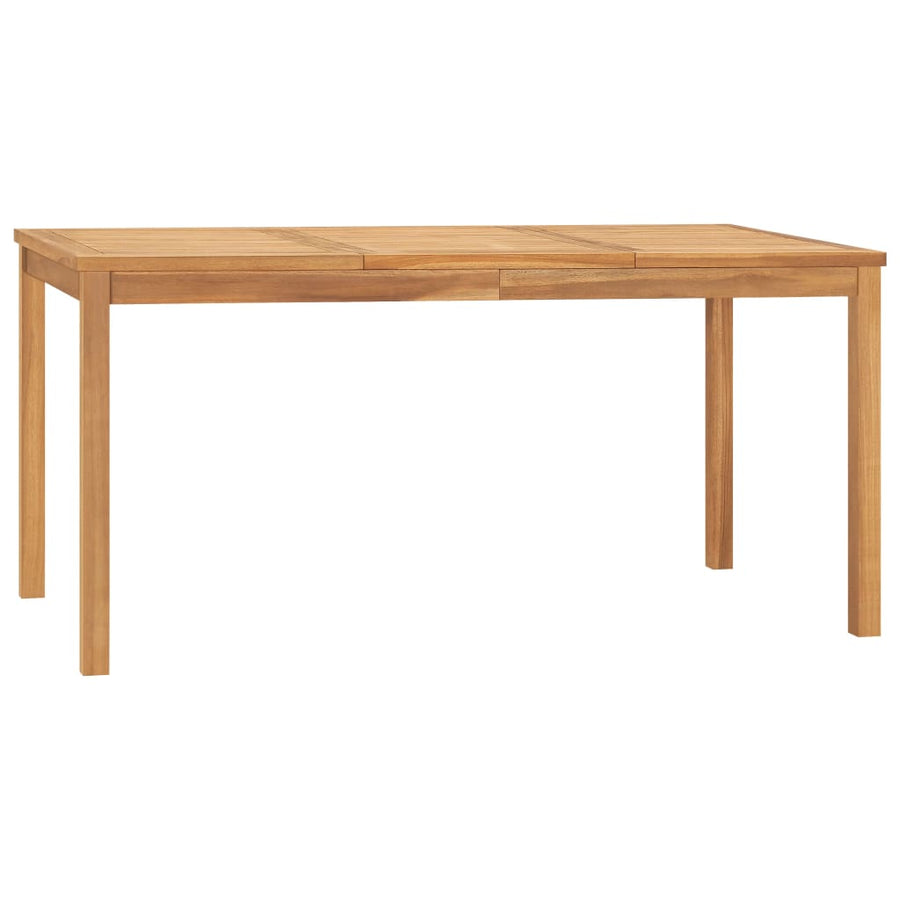 -Delige Tuinset Massief Teakhout 5 160 cm tafellengte