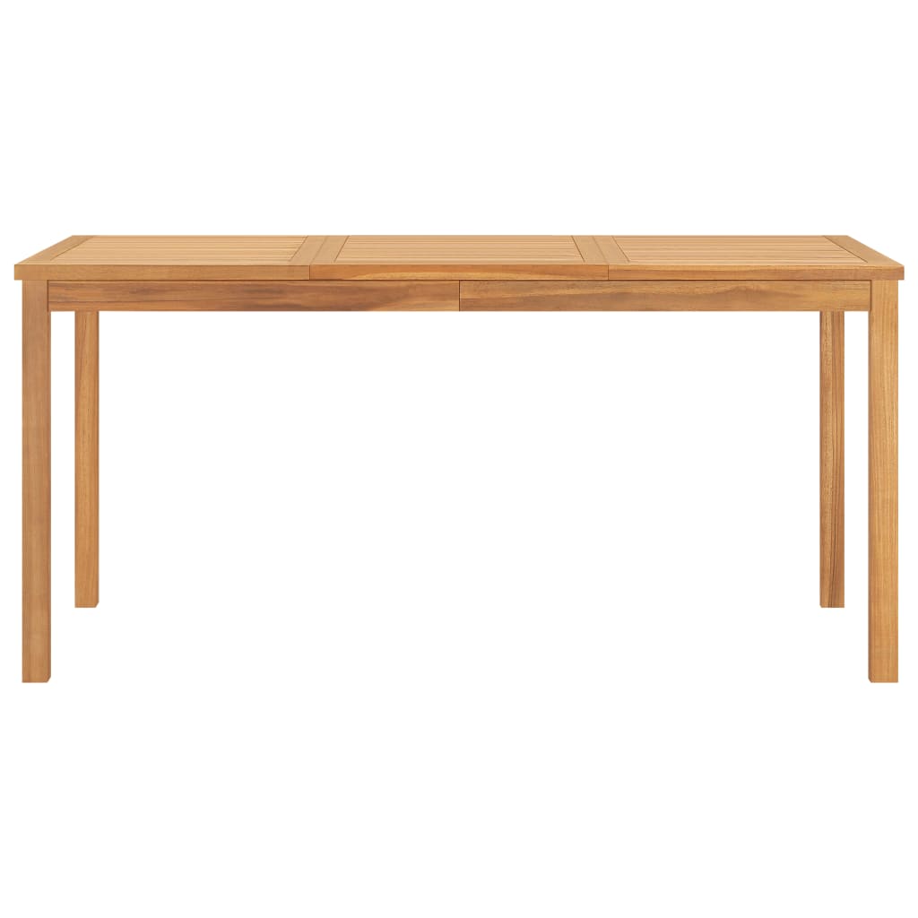 -Delige Tuinset Massief Teakhout 5 160 cm tafellengte