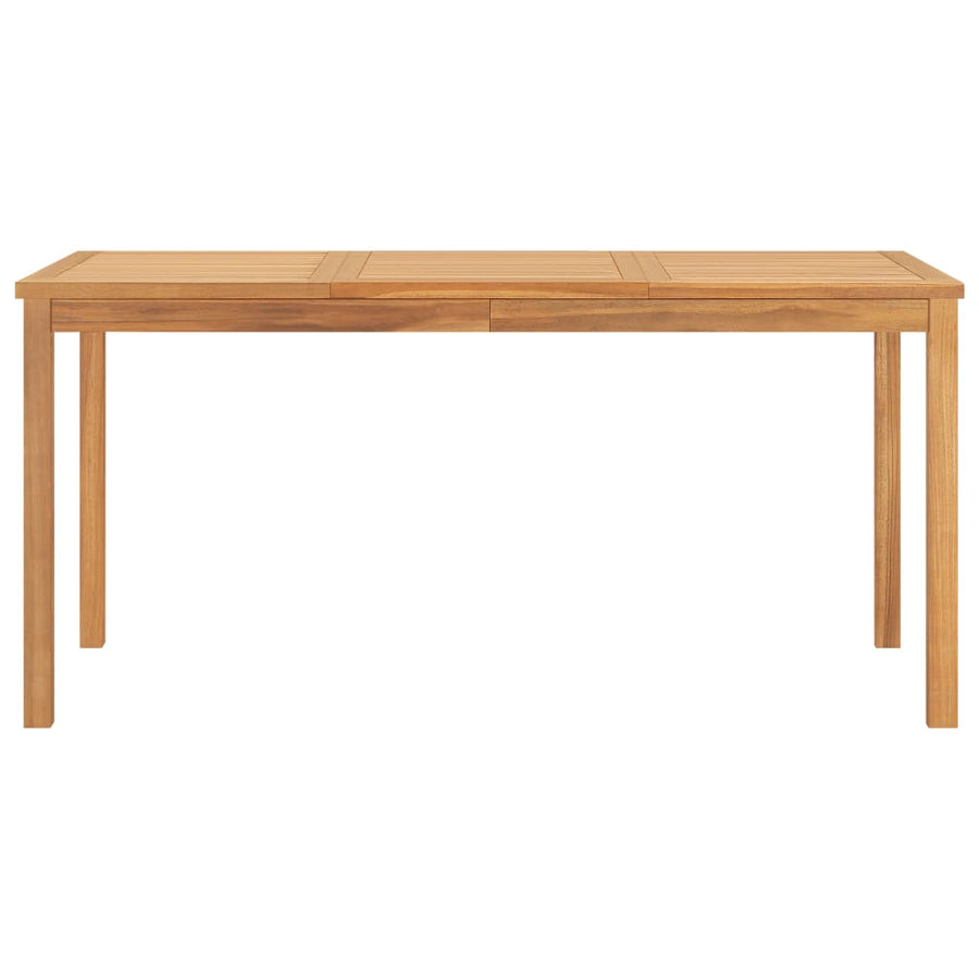 -Delige Tuinset Massief Teakhout 5 160 cm tafellengte