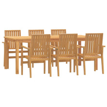 -Delige Tuinset Massief Teakhout 7 200 cm tafellengte