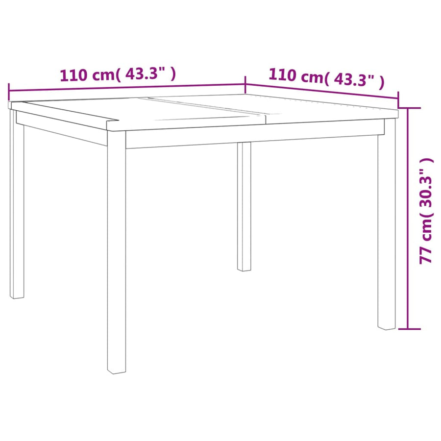 -Delige Tuinset Massief Teakhout 3