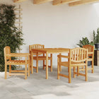 5-piece solid teak garden set