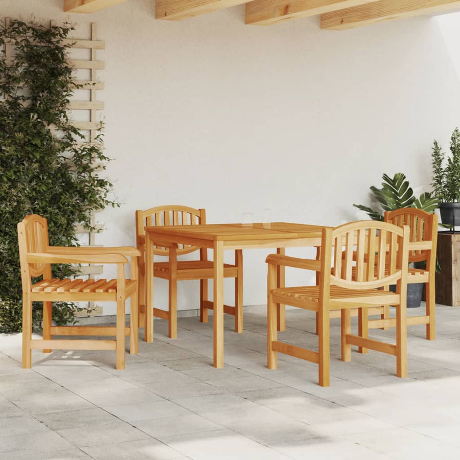 -Delige Tuinset Massief Teakhout 5