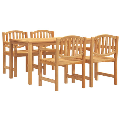 5-Delige Tuinset Massief Teakhout 1 150 cm tafellengte 4x stoel + Tafel