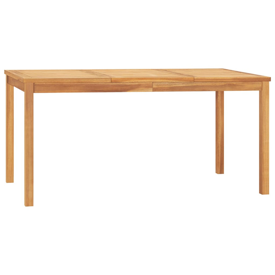 5-Delige Tuinset Massief Teakhout 160 cm tafellengte