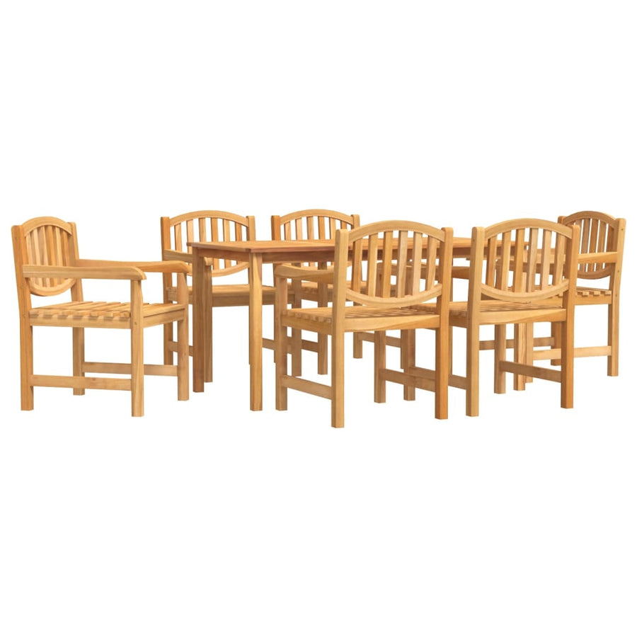7-Delige Tuinset Massief Teakhout 160 cm tafellengte