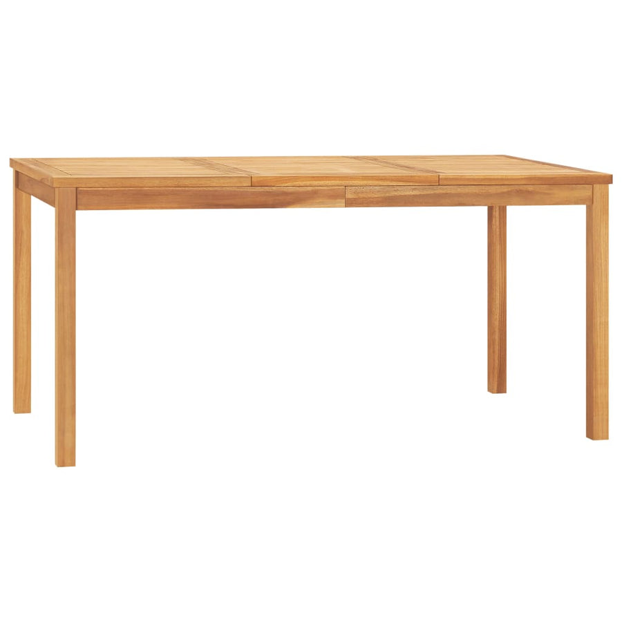 7-Delige Tuinset Massief Teakhout 160 cm tafellengte