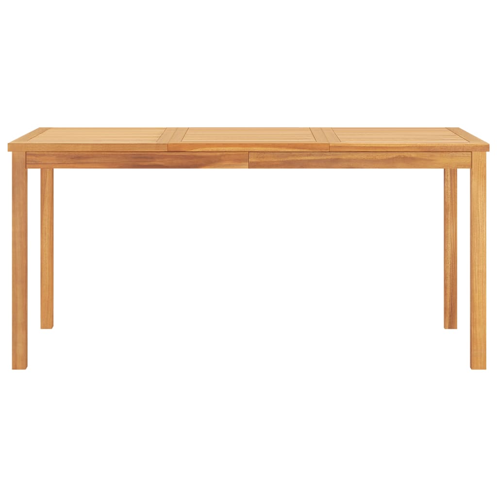 7-Delige Tuinset Massief Teakhout 160 cm tafellengte