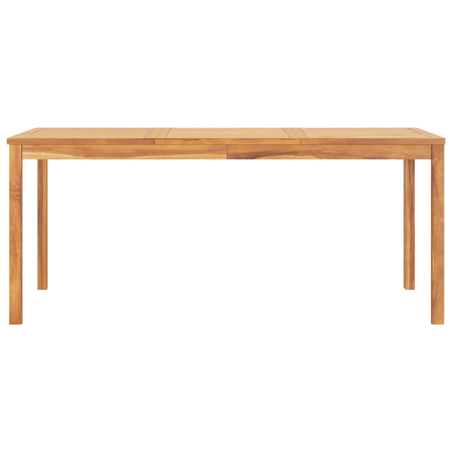 7-Delige Tuinset Massief Teakhout 180 cm tafellengte 6x stoel + Tafel