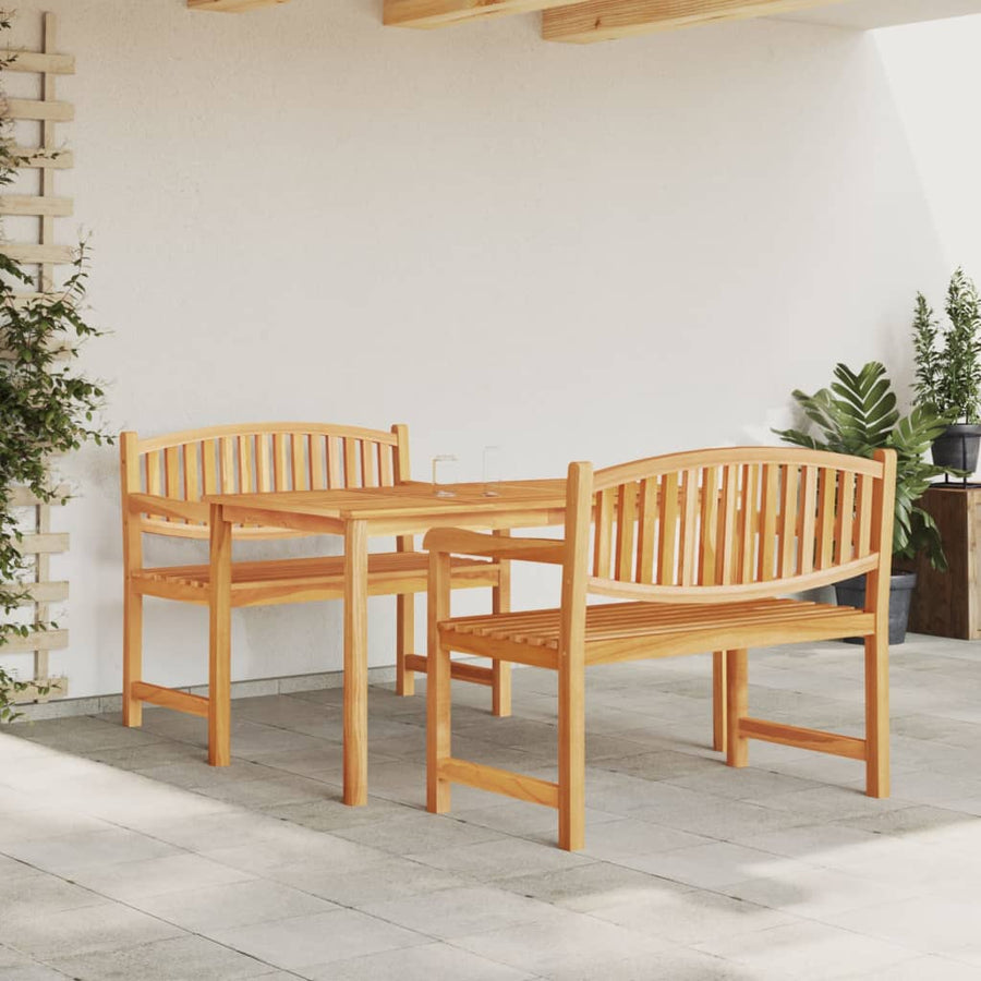 5-Delige Tuinset Massief Teakhout