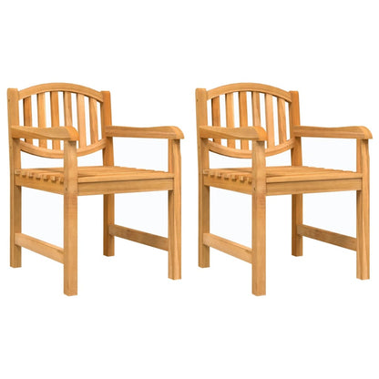 5-Delige Tuinset Massief Teakhout 1 150 cm tafellengte 2x chair + 2x bench + table