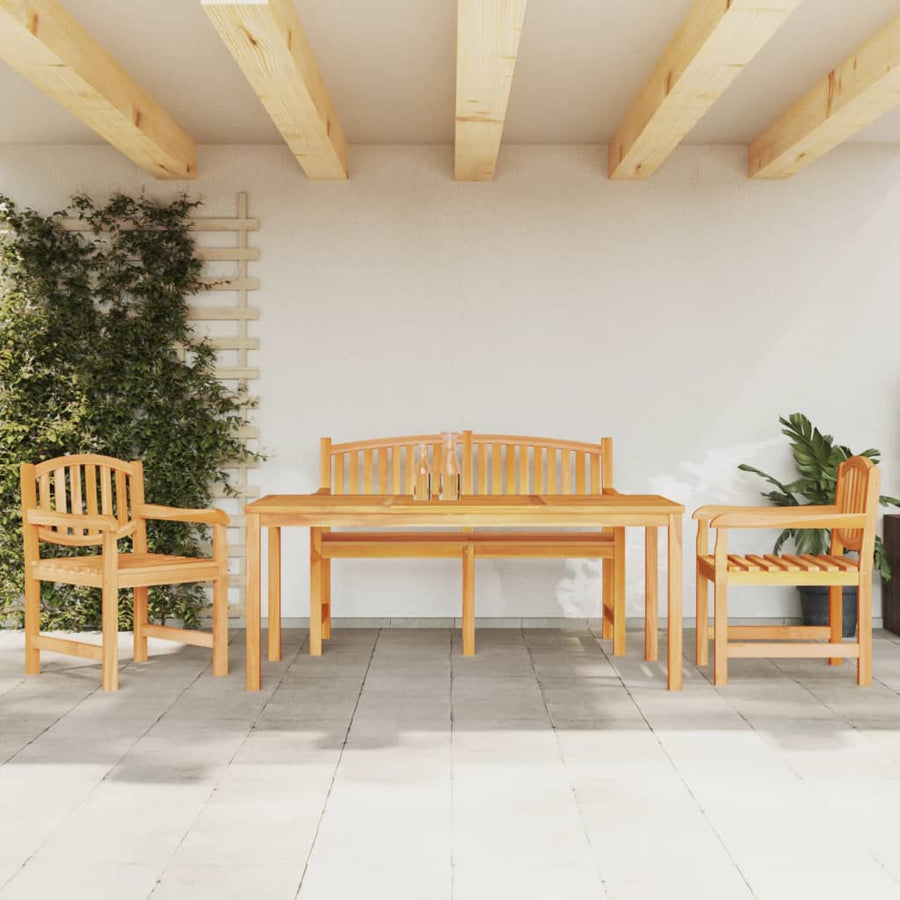 5-Delige Tuinset Massief Teakhout