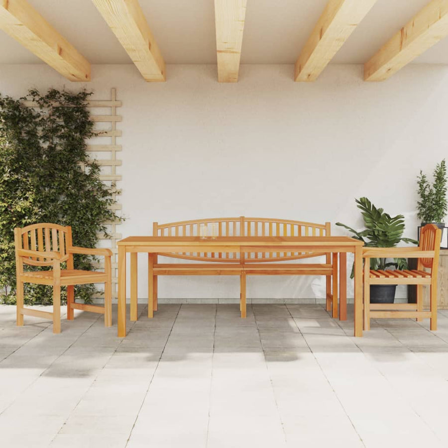 5-Delige Tuinset Massief Teakhout