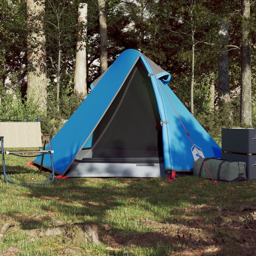 Tent 2-Persoons 267X54X7 Cm 85T Taft Blauw