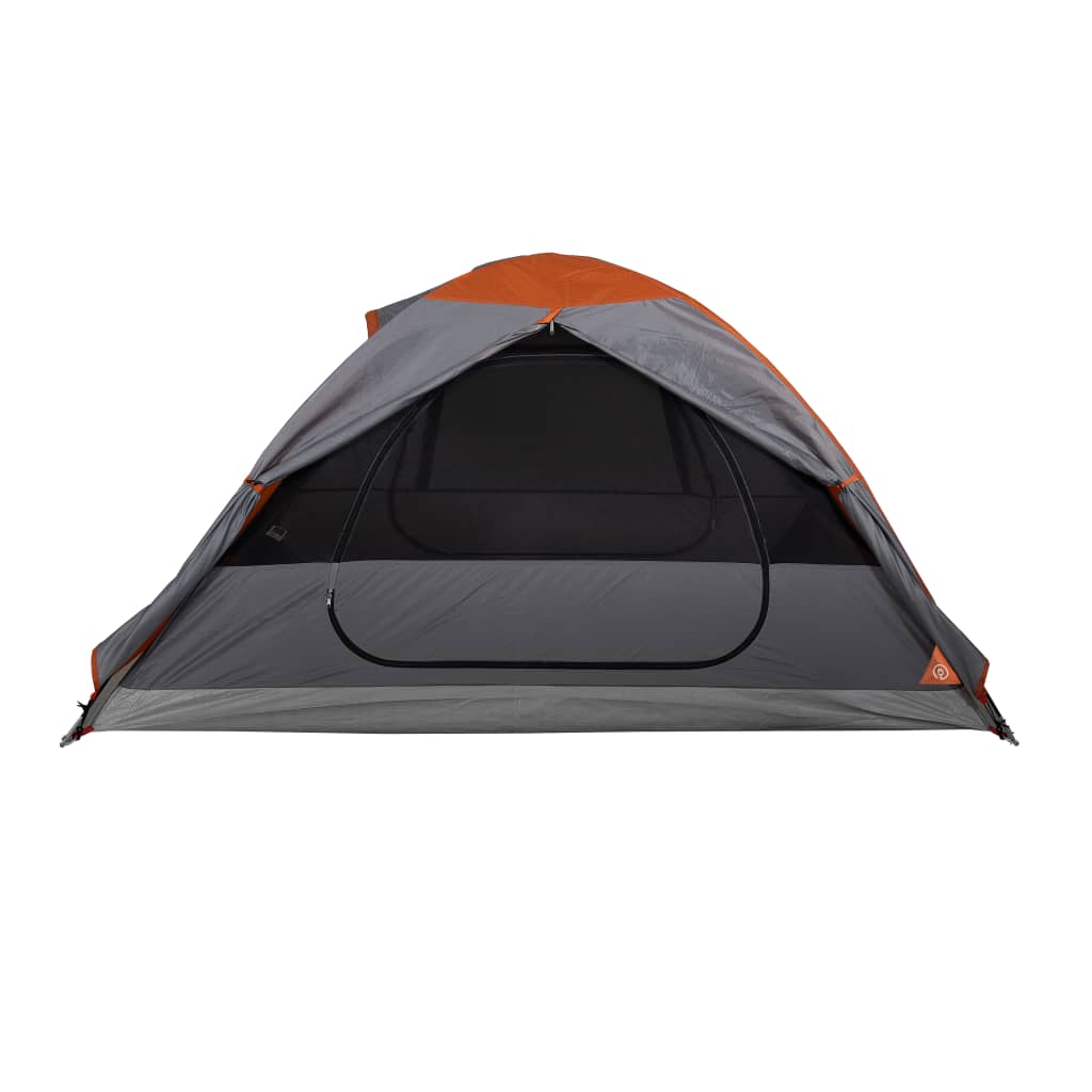 Tent 2-Persoons 224X248X8 Cm 85T Taft Grijs En Oranje orange