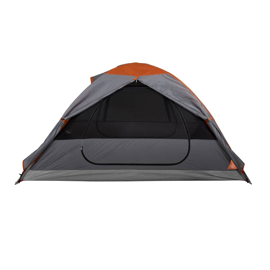 Tent 2-Persoons 224X248X8 Cm 85T Taft Grijs En Oranje orange