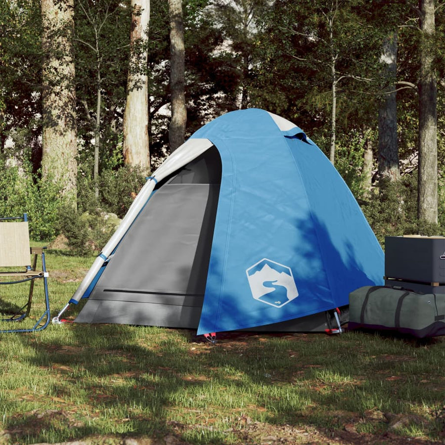 Tent 2-Persoons 85T Taft 254 x 135 x 112 cm Blauw