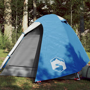 Dome tent 2-person waterproof blue