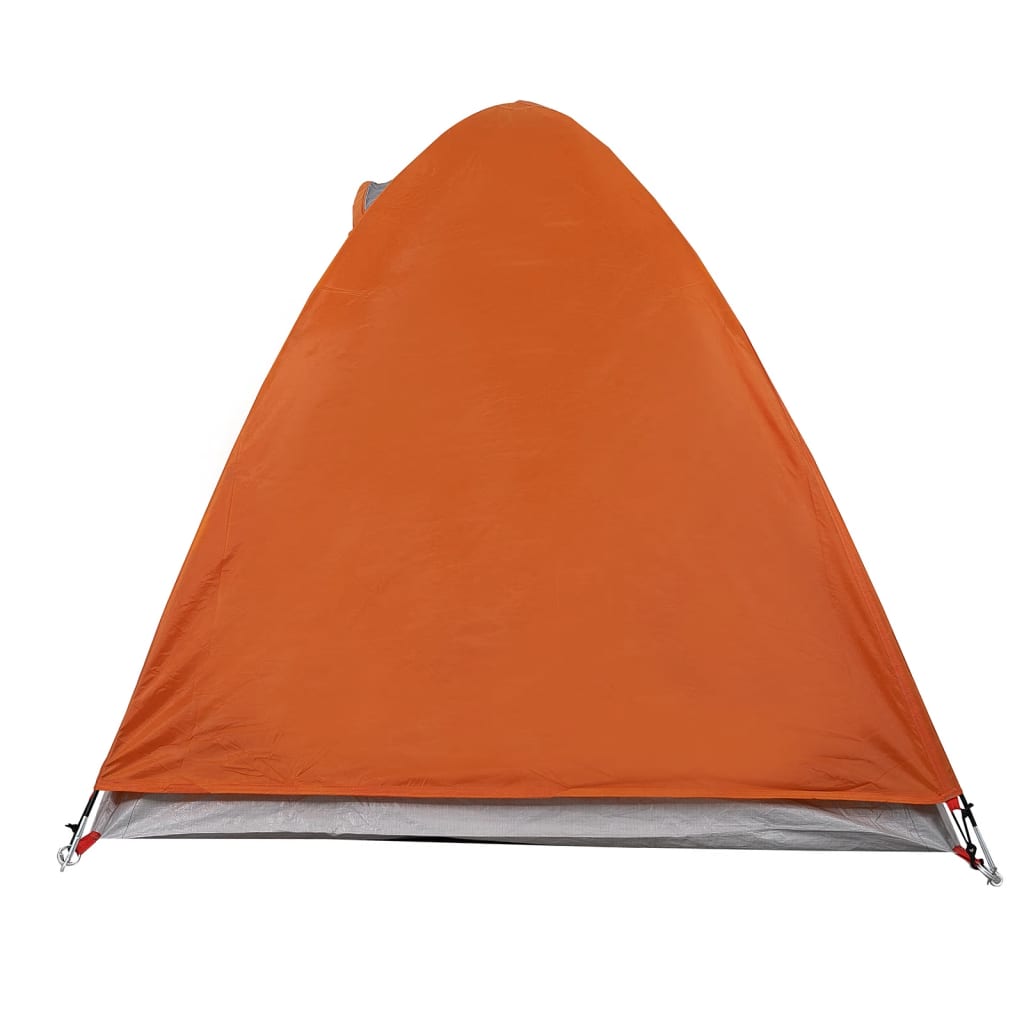 Tent 2-Persoons 85T Taft Grijs En Oranje 254 x 135 x 112 cm orange