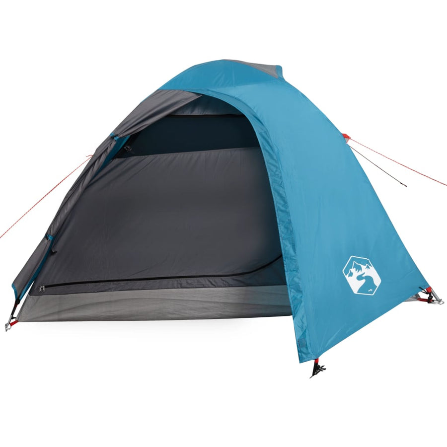Tent 4-Persoons 85T Taft 267 x 272 x 145 cm Blauw