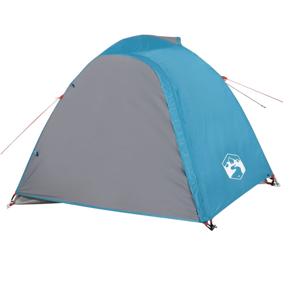 Tent 4-Persoons 85T Taft 267 x 272 x 145 cm Blauw