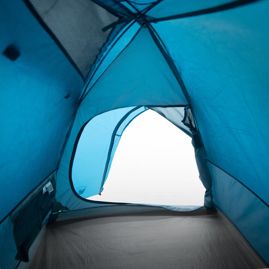 Tent 4-Persoons 85T Taft 267 x 272 x 145 cm Blauw