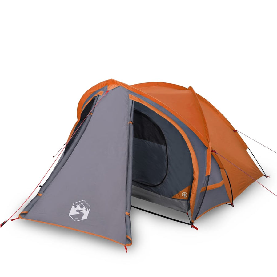 Tent 2-Persoons 320X40X20 Cm 85T Taft Grijs En Oranje orange