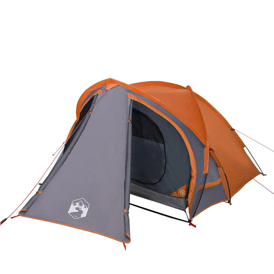 Tent 2-Persoons 320X40X20 Cm 85T Taft Grijs En Oranje orange