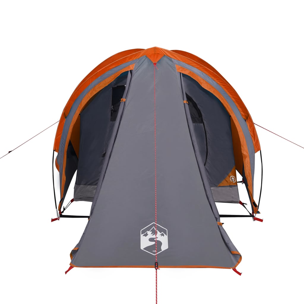 Tent 2-Persoons 320X40X20 Cm 85T Taft Grijs En Oranje orange