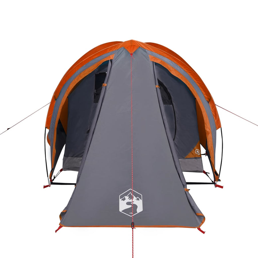 Tent 2-Persoons 320X40X20 Cm 85T Taft Grijs En Oranje orange