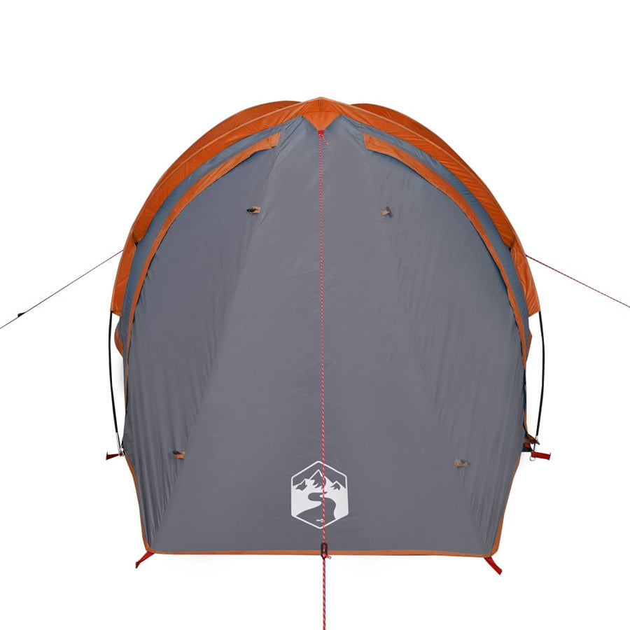 Tent 2-Persoons 320X40X20 Cm 85T Taft Grijs En Oranje orange